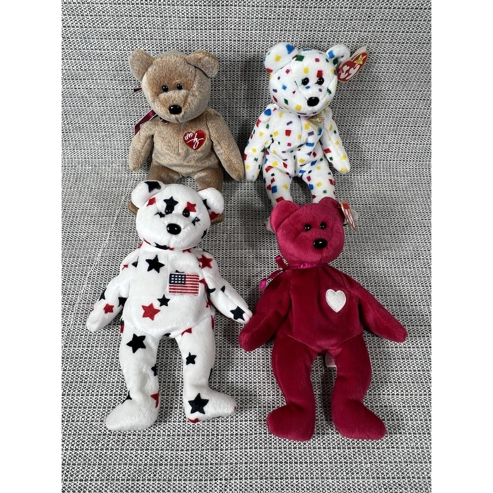 Ty Beanie Babies Y2K Collector Lot- Ty2K, Millennium, The End, 1999 Bears